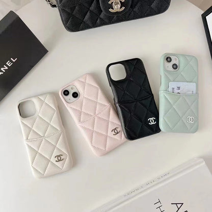 Fashion Aesthetic Shock Absorbing Protective Phone Case CH*NEL Series、Fashion Phone Case