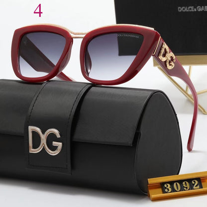Winged Cat-Eye Sunglasses with Sculpted Corners