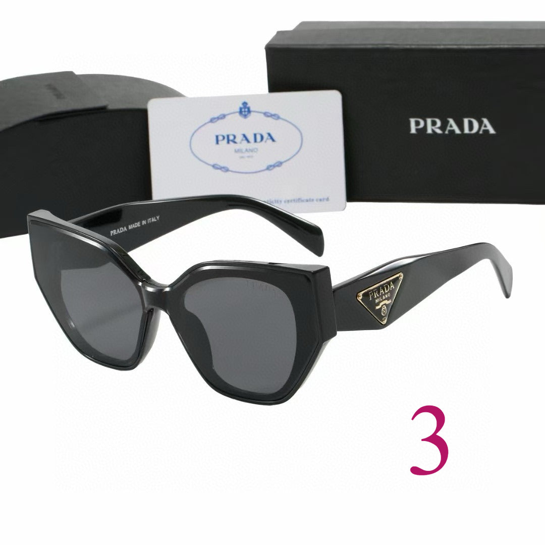 Rounded Cat-Eye Sunglasses with Ornate Patterned Temples