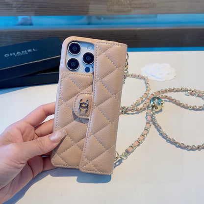 Fashion Aesthetic Shock Absorbing Protective Phone Case CH*NEL Series、Fashion Phone Case