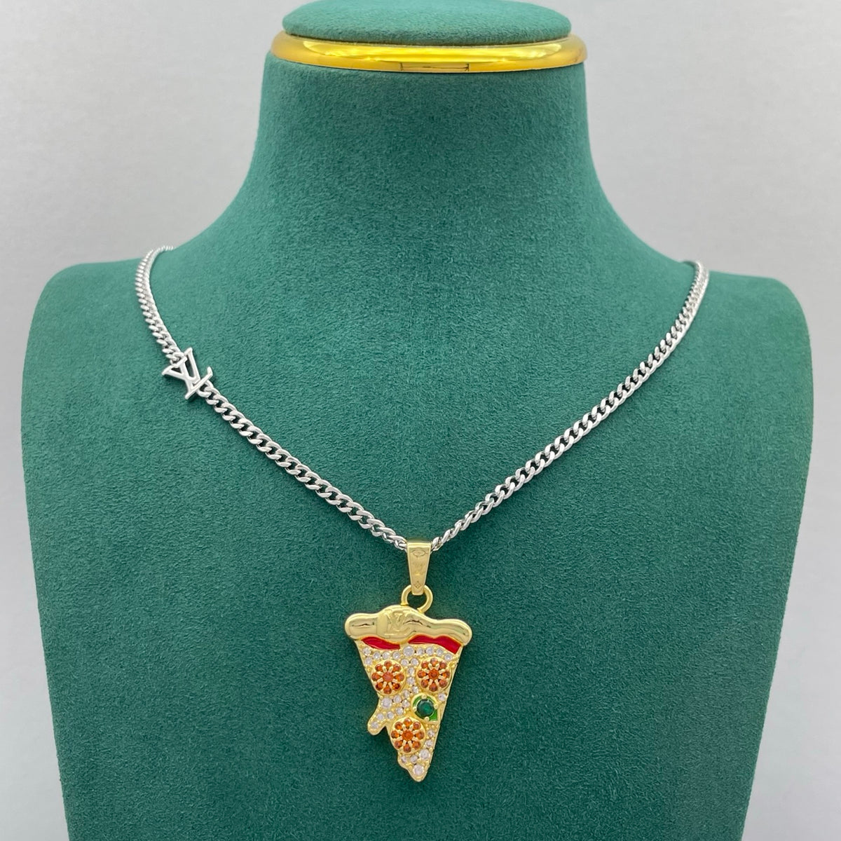 Ice Cream Cone Pendant Necklace
