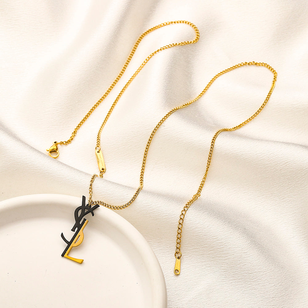 Set collana orecchini anello in acciaio inossidabile 304