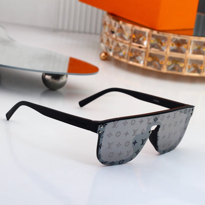 Color-Tint Monogram Shield Sunglasses