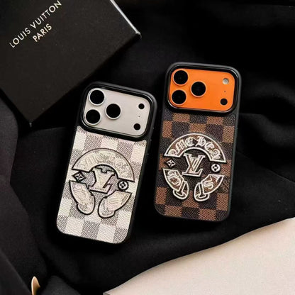 Fashion Aesthetic Shock Absorbing Protective Phone Case  L*V Series、Fashion Phone Case