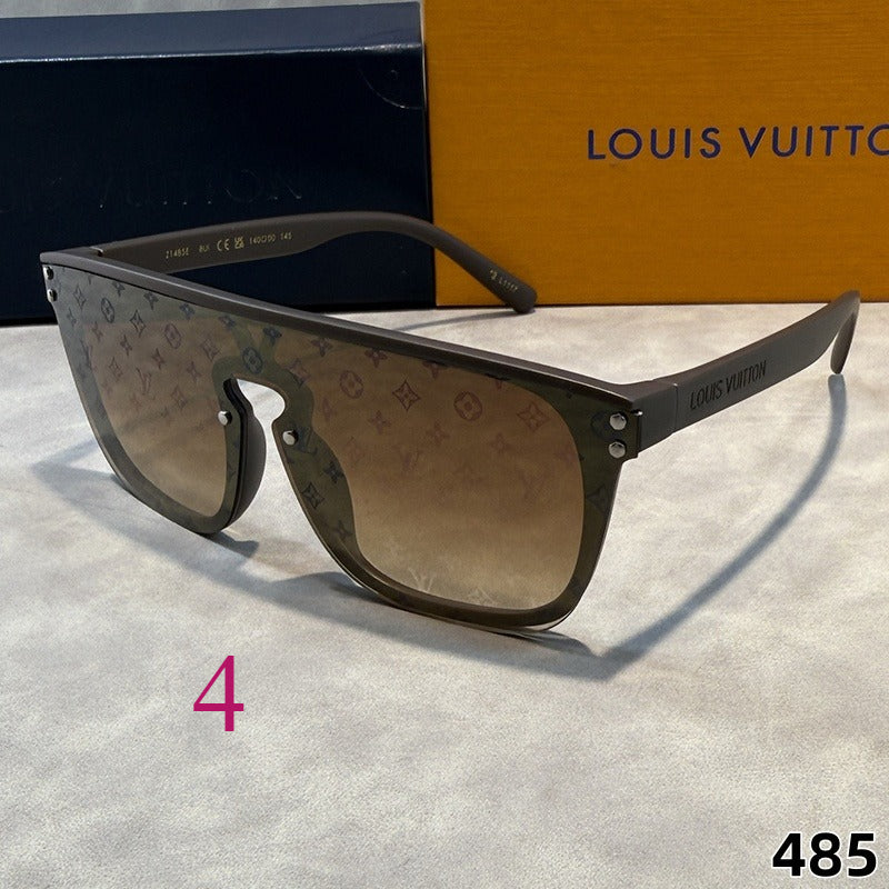 Monogram Wraparound Shield Sunglasses