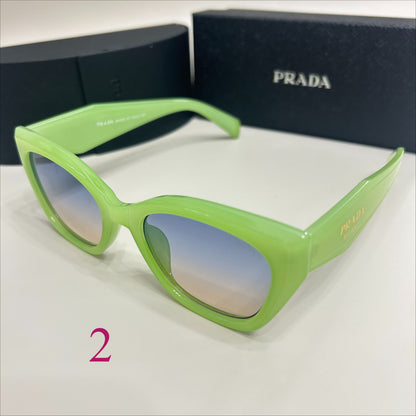 Soft-Square Sunglasses with Wide Sculpted Temples