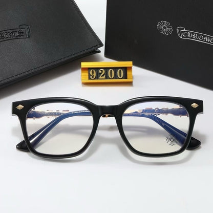 Rounded Rectangle Clear-Lens Glasses