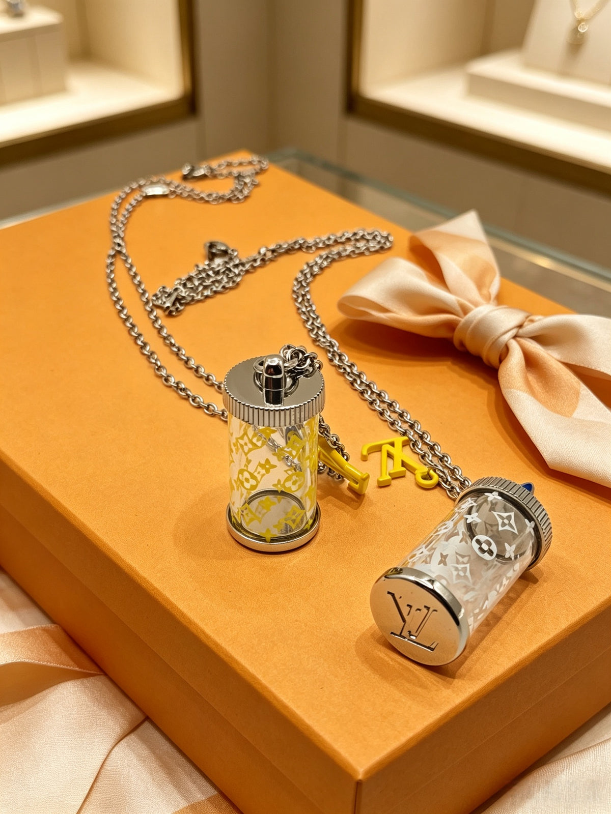 Hourglass Pendant Necklace - Color Options