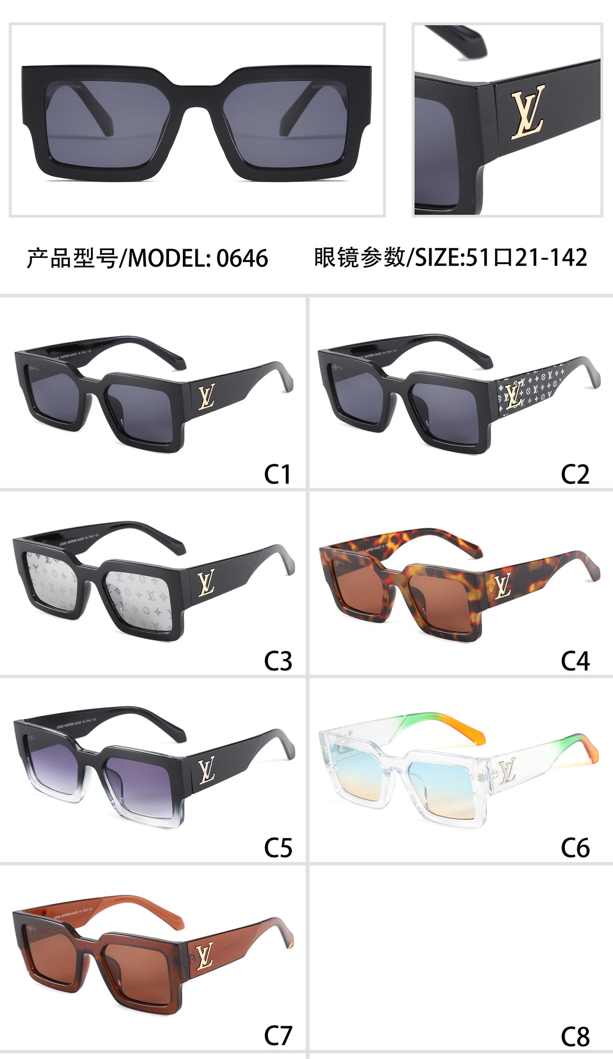 Sculpted Browline Rectangular Sunglasses