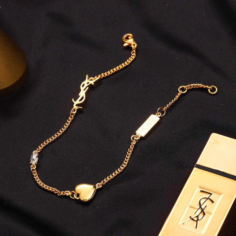 Set di orecchini, bracciale e collana in acciaio inossidabile 304