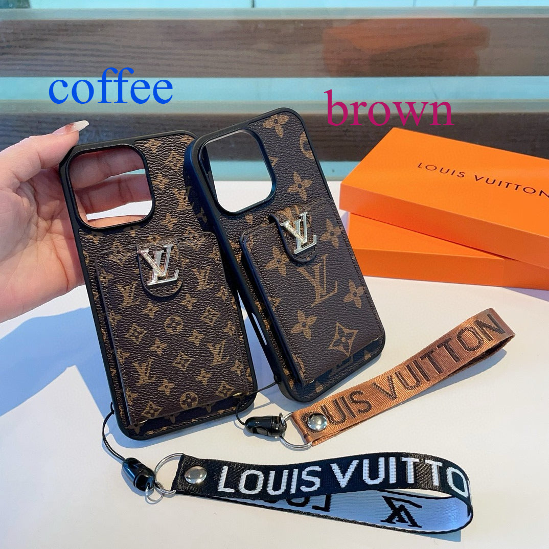 Fashion Aesthetic Shock Absorbing Protective Phone Case L*V Series、Fashion Phone Case