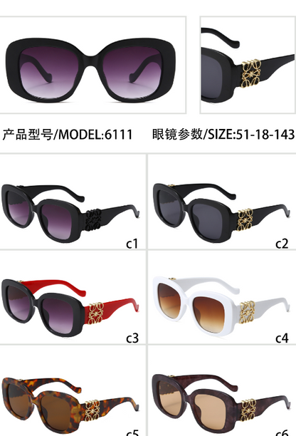 Oversized Rounded Sunglasses with Wide Sculpted Frames