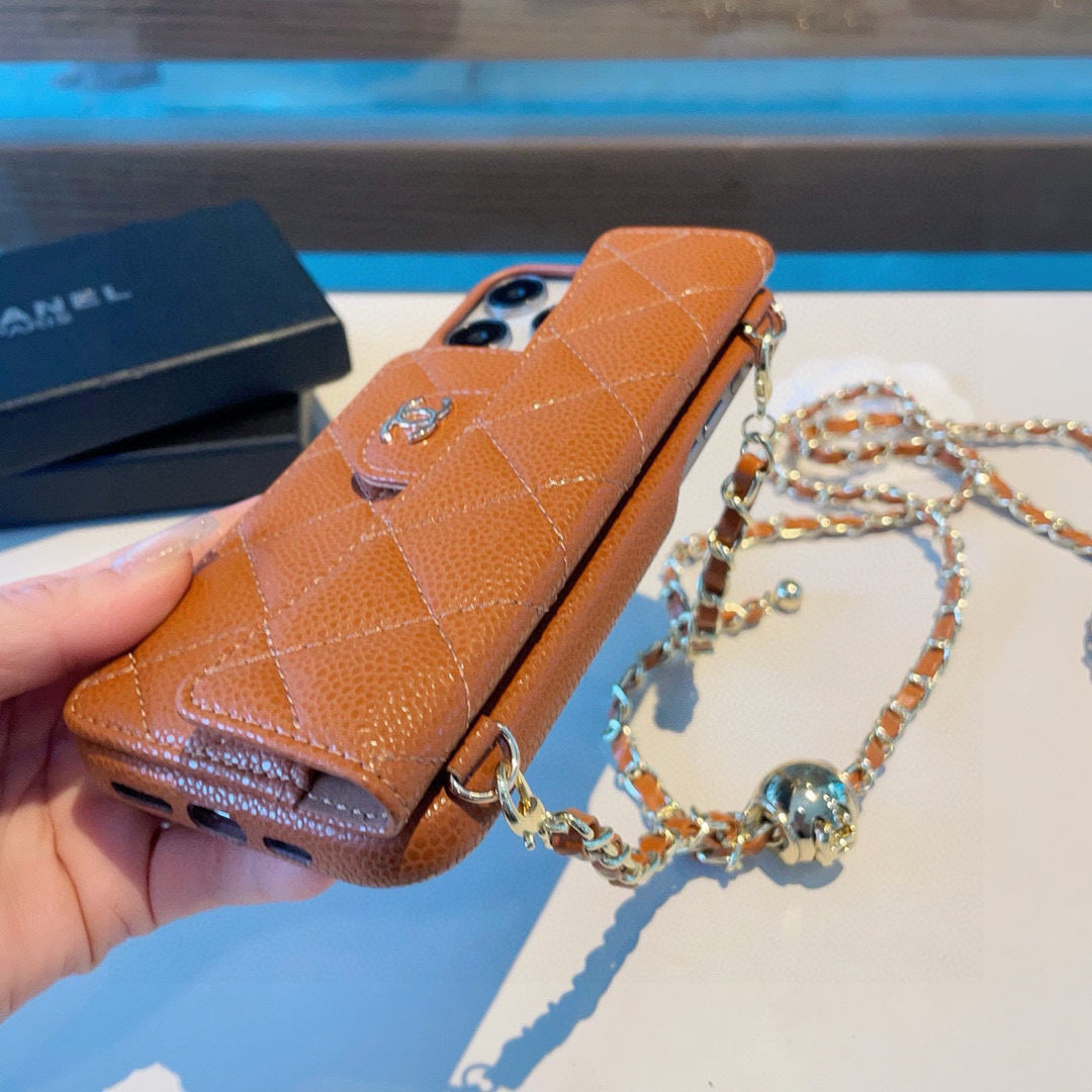 Fashion Aesthetic Shock Absorbing Protective Phone Case CH*NEL Series、Fashion Phone Case