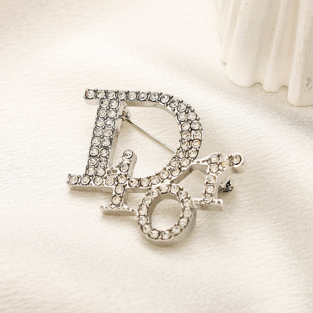 Alloy Steel Stamped Brooch,Brooches Collection、D*or Series