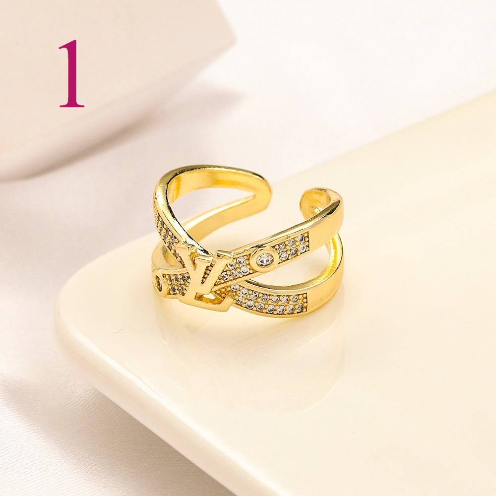 Fashion Open Adjustable Ring Collection、Rings Collection L*V Series、D*or Series、Y*L Series