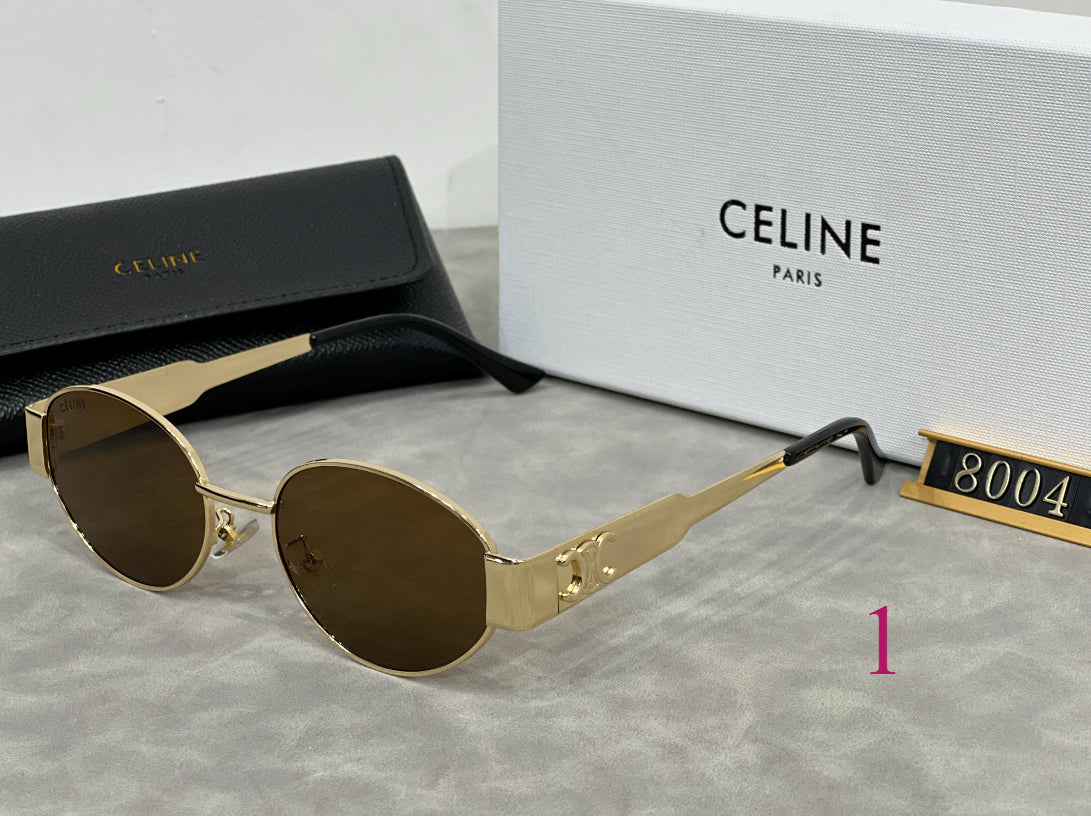 Slim Metal Frame Sunglasses