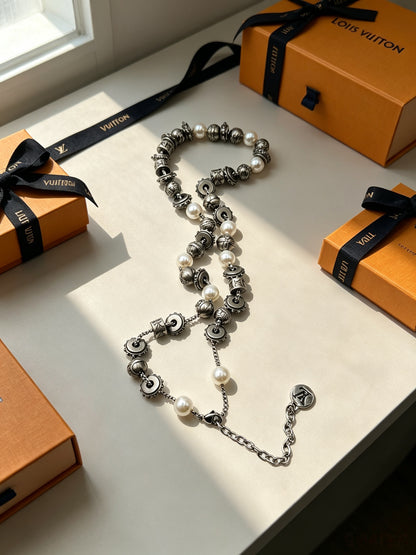 Spike-Drop Chunky Chain Necklace