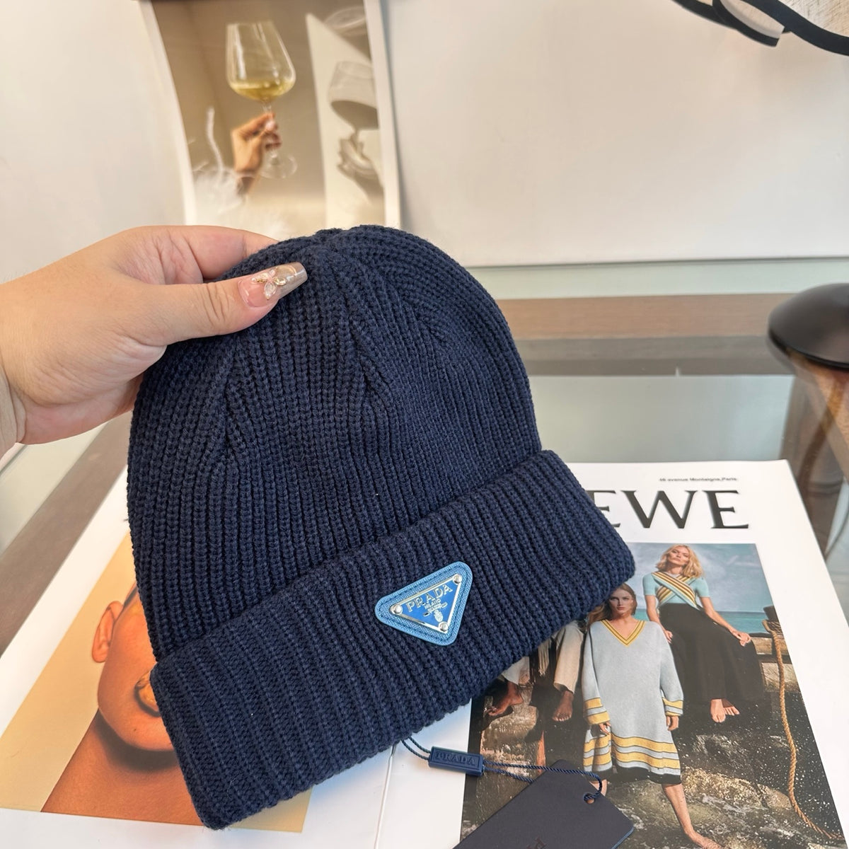 Adjustable Sun Hat for Men Women Outdoor UV Protection Pr*da Series、Fashion Caps
