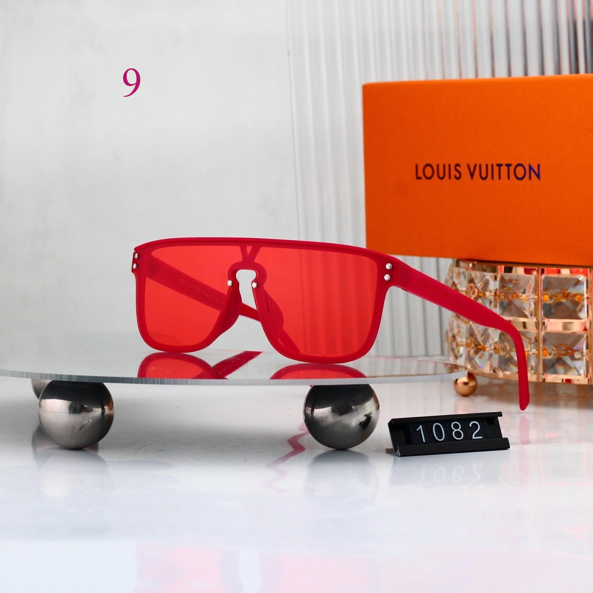 Color-Tint Monogram Shield Sunglasses