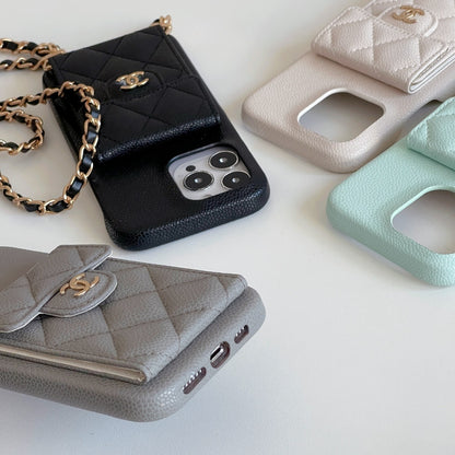 Fashion Aesthetic Shock Absorbing Protective Phone Case CH*NEL Series、Fashion Phone Case