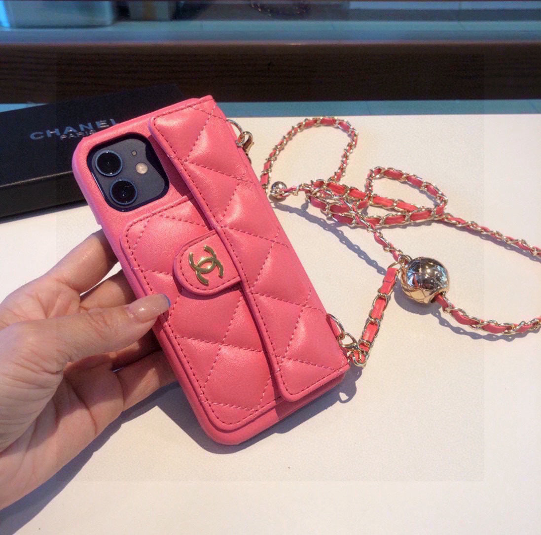 Fashion Aesthetic Shock Absorbing Protective Phone Case CH*NEL Series、Fashion Phone Case
