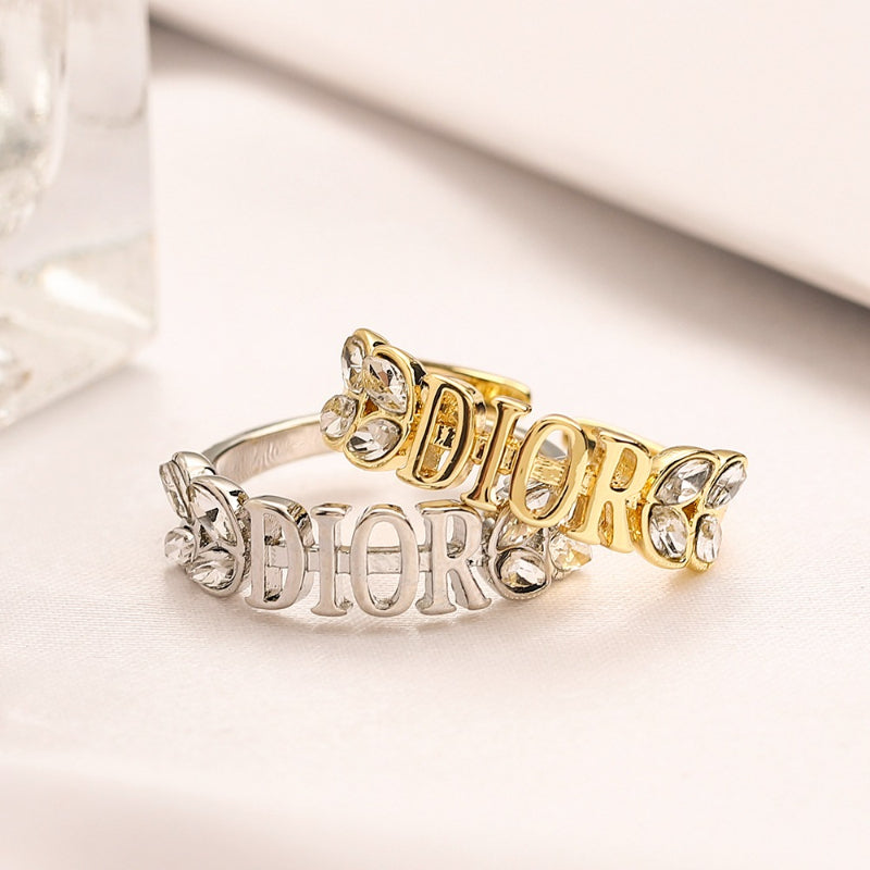 Copper Zirconium Real Gold Plated Ring,Rings Collection、D*or  Series