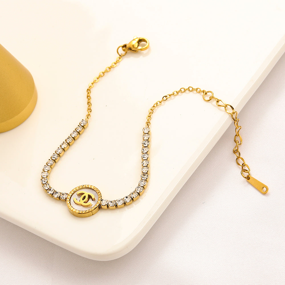 Set di orecchini, bracciale e collana in acciaio inossidabile 304