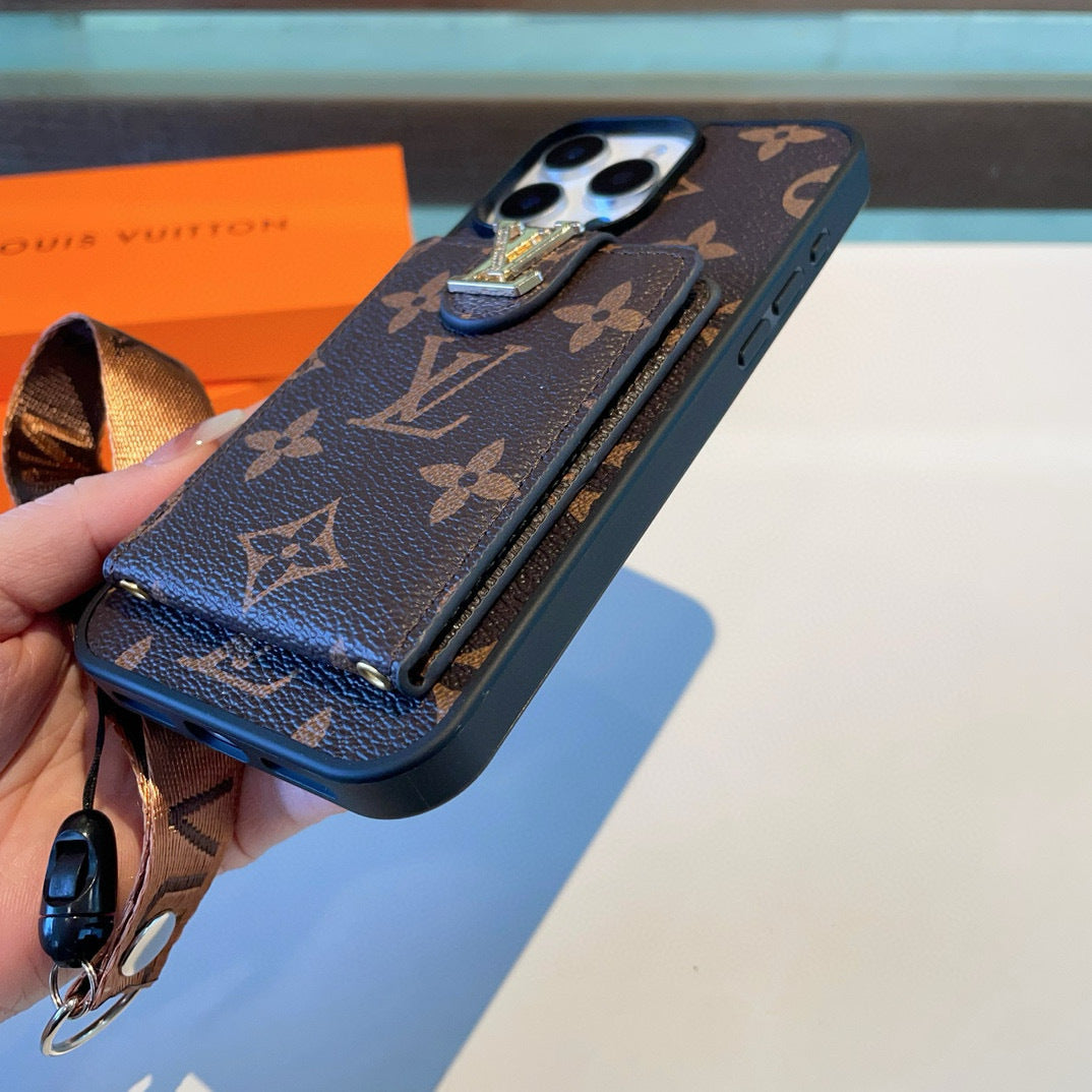 Fashion Aesthetic Shock Absorbing Protective Phone Case L*V Series、Fashion Phone Case