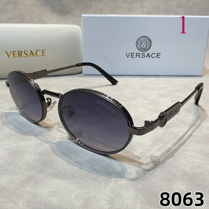 Oval Aviator Sunglasses with Slim Metal Frames