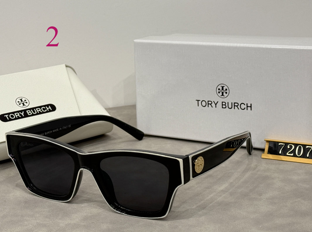 Flat-Top Rectangle Sunglasses with Thick Frames