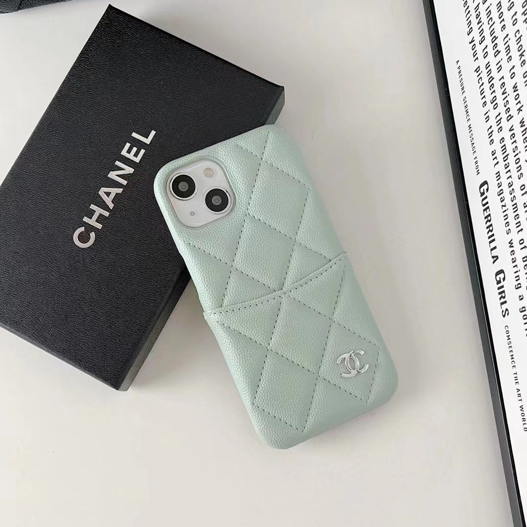 Fashion Aesthetic Shock Absorbing Protective Phone Case CH*NEL Series、Fashion Phone Case