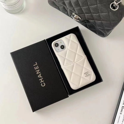 Fashion Aesthetic Shock Absorbing Protective Phone Case CH*NEL Series、Fashion Phone Case