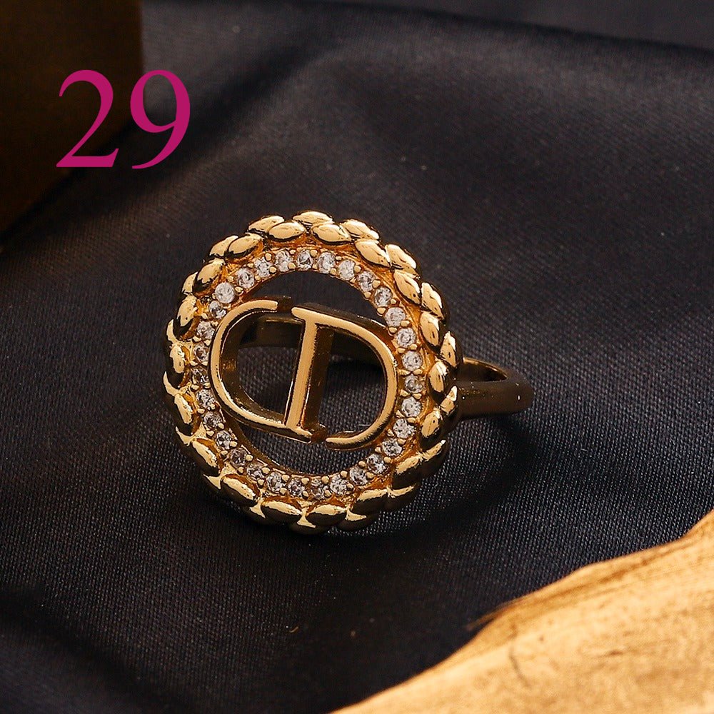 Fashion Open Adjustable Ring Collection、Rings Collection L*V Series、D*or Series、Y*L Series