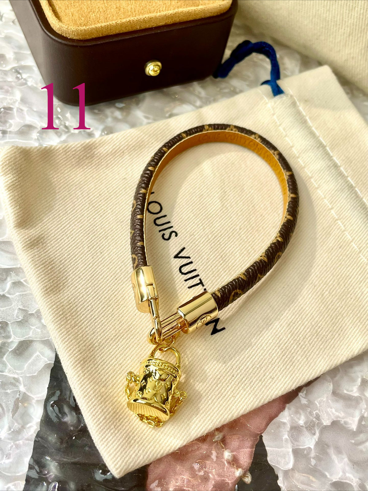 Monogram Charm Strap Bracelets - 21 Style Options