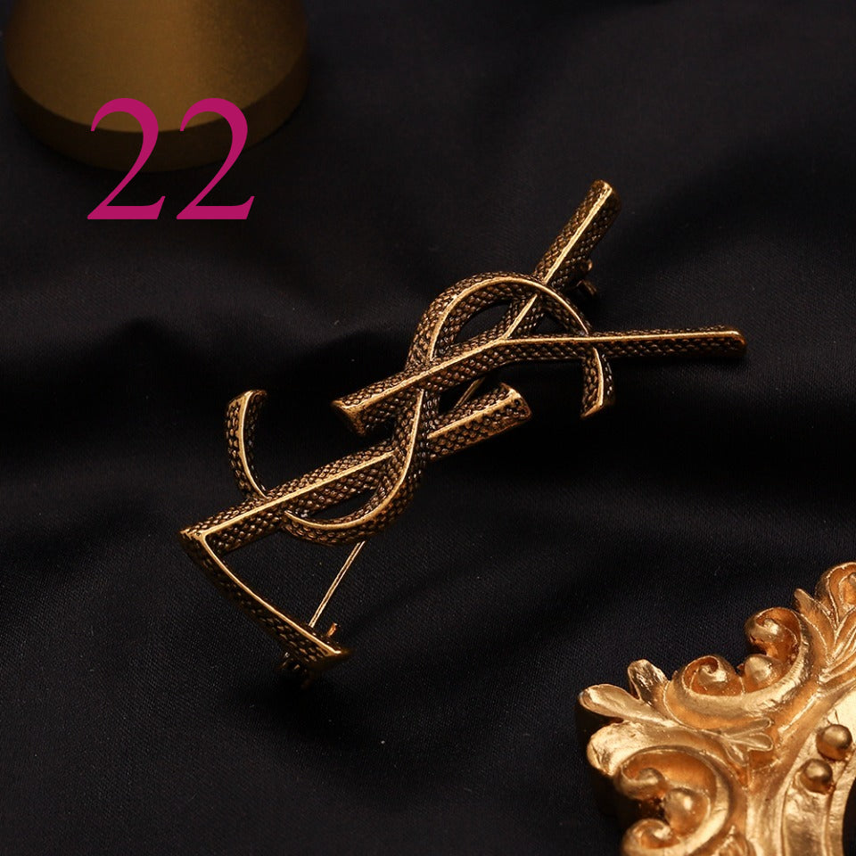 Fashion Brooch Collection,Brooches Collection、GU*CI Series、L*V Series、D*or Series、Y*L Series