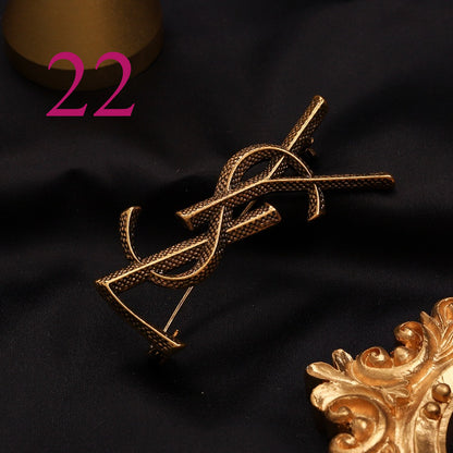 Fashion Brooch Collection,Brooches Collection、GU*CI Series、L*V Series、D*or Series、Y*L Series