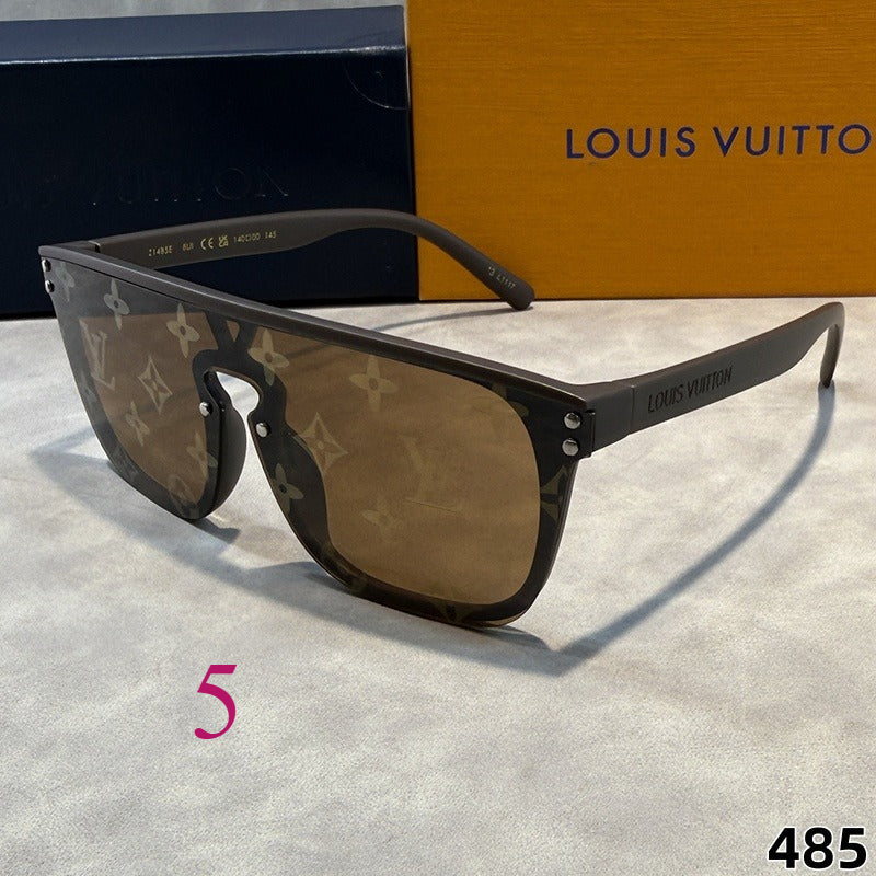 Monogram Wraparound Shield Sunglasses