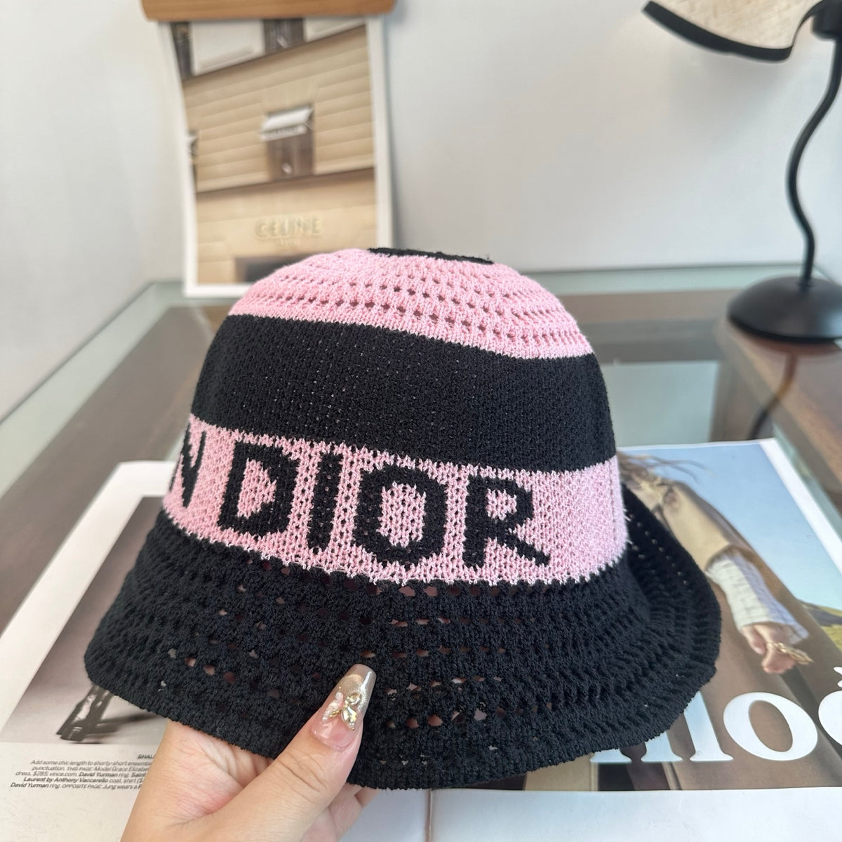 Adjustable Sun Hat for Men Women Outdoor UV Protection D*or Series、Fashion Caps