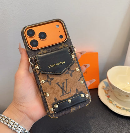 Fashion Aesthetic Shock Absorbing Protective Phone Case  L*V Series、Fashion Phone Case