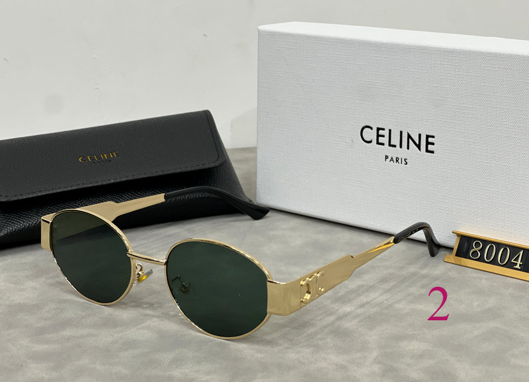 Slim Metal Frame Sunglasses