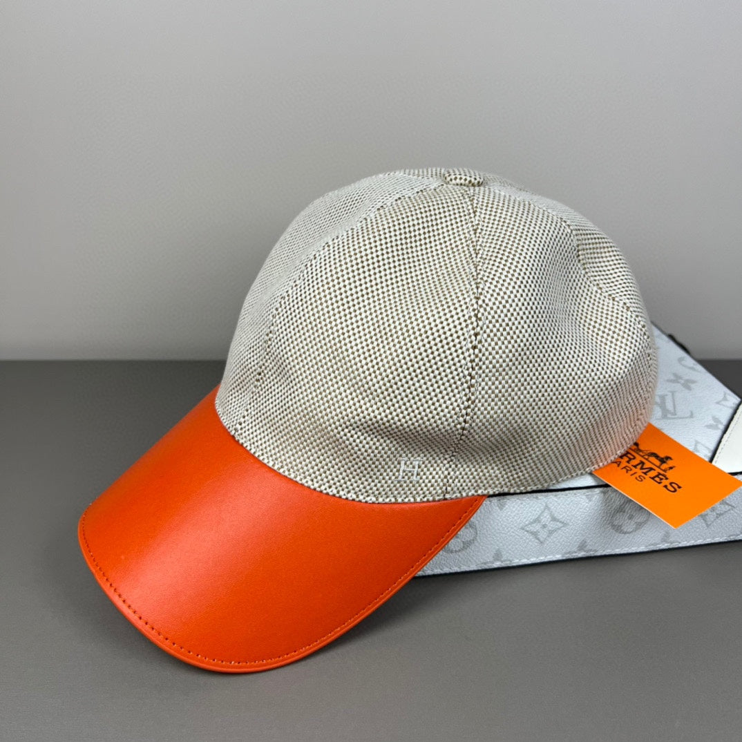 Trendy Unisex Fashion Baseball Cap  He*mes Series、Fashion Caps