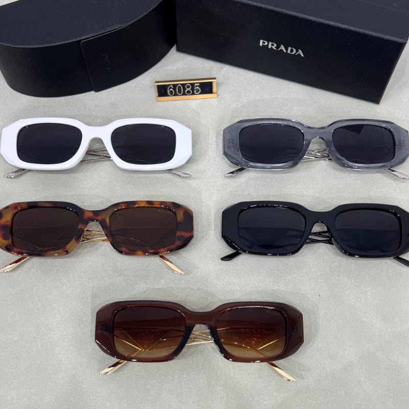 Chunky Oval-Rectangle Sunglasses