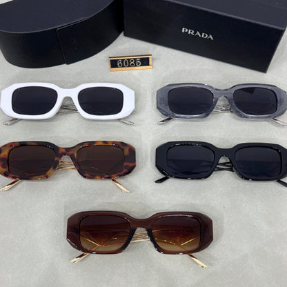 Chunky Oval-Rectangle Sunglasses