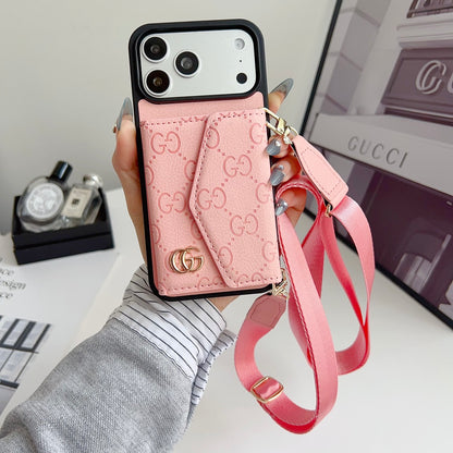 Fashion Aesthetic Shock Absorbing Protective Phone Case  GU*CI Series、Fashion Phone Case