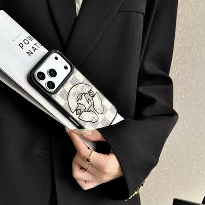 Fashion Aesthetic Shock Absorbing Protective Phone Case  L*V Series、Fashion Phone Case
