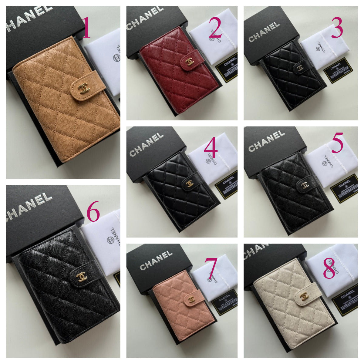 Luxury‑Inspired Trendy Wallets 025 CH*NEL Series、Fashion Bags