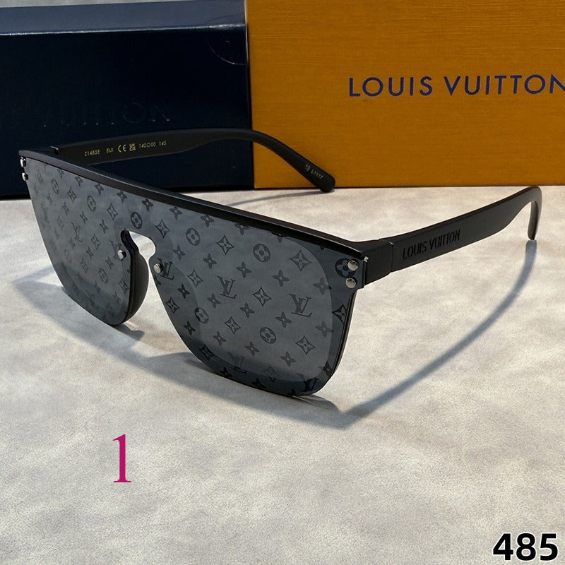 Monogram Wraparound Shield Sunglasses