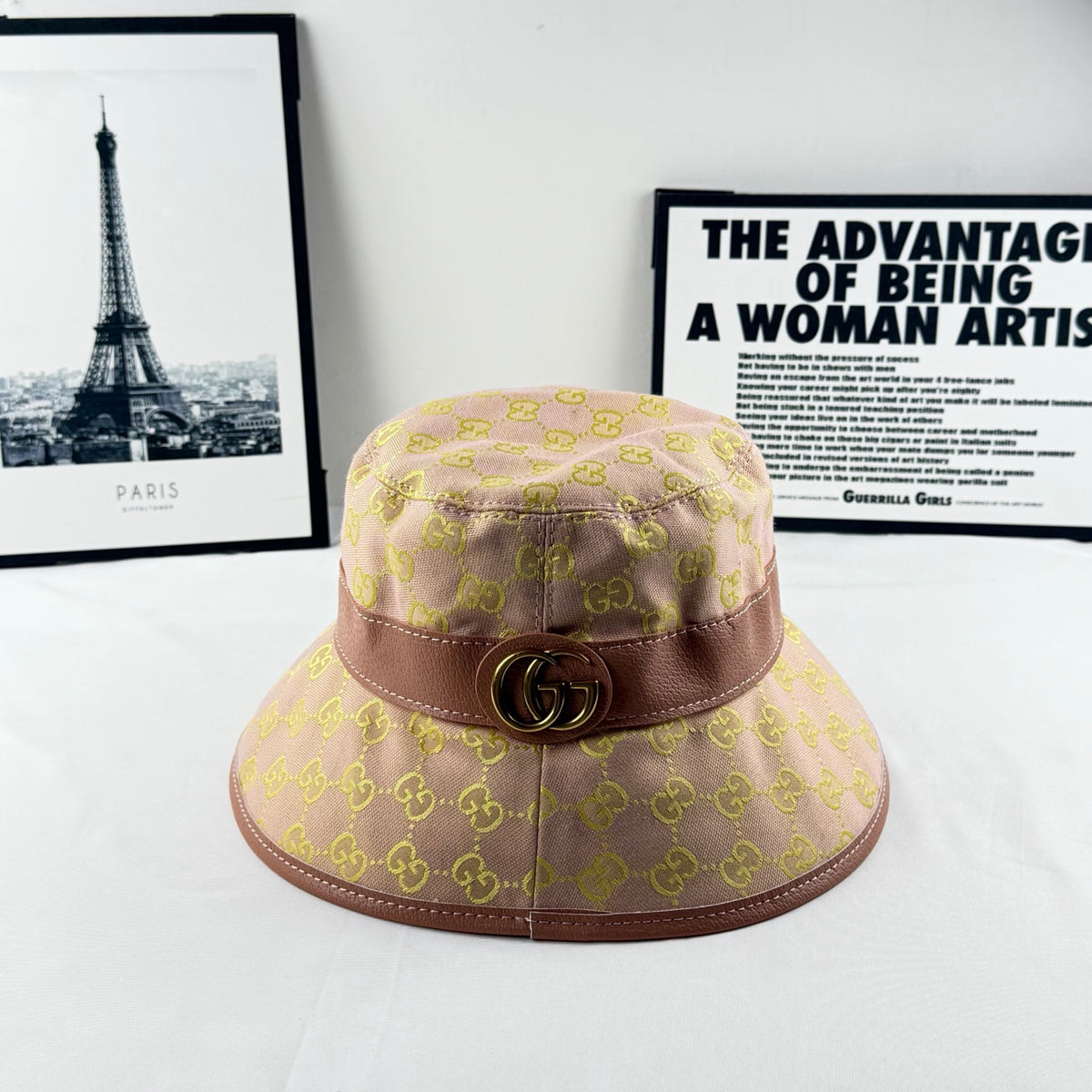 Adjustable Sun Hat for Men Women Outdoor UV Protection GU*CI Series、Fashion Caps