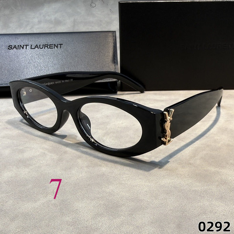 Narrow Sculpted Glasses - Clear and Tinted Lens Options