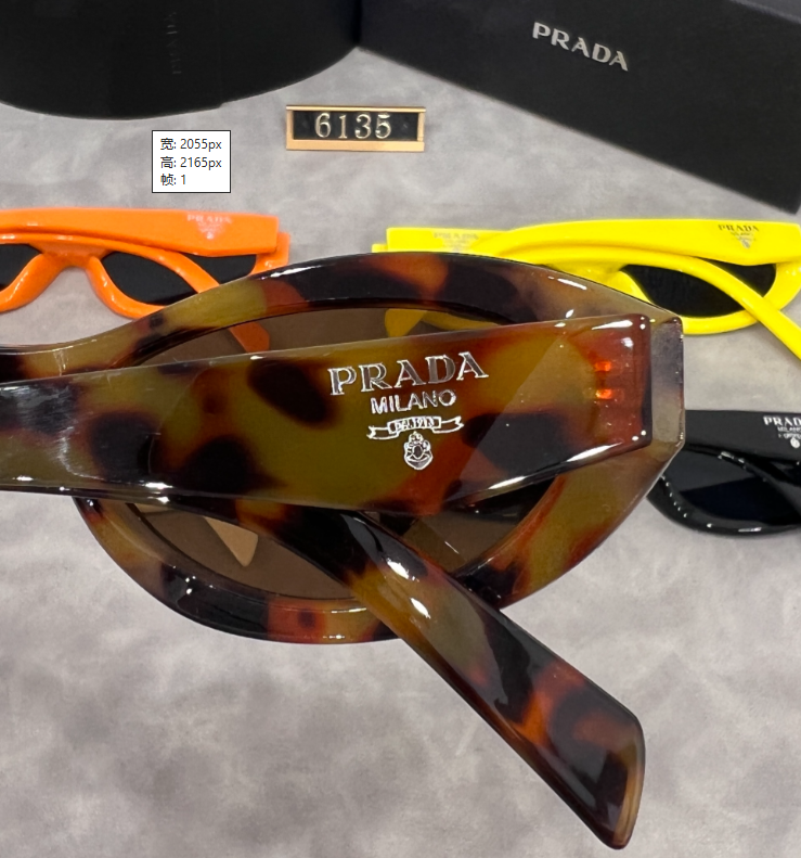 Chunky Oval Sunglasses with Triangular Temple Detail
